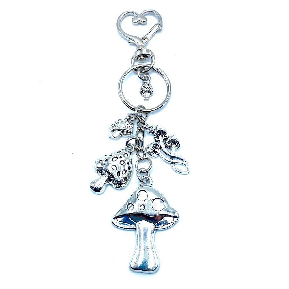 Mushroom Keychain Bag Charm